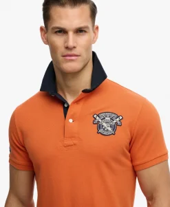 Vintage Pique Rugby Polo Shirt