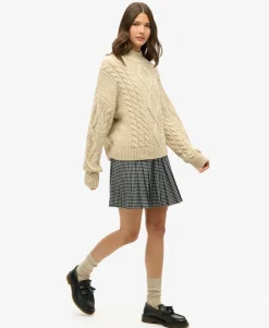 Vintage Pleated Mini Skirt
