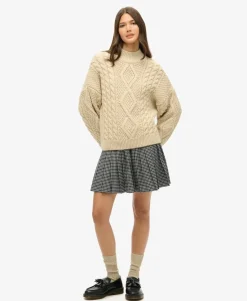 Vintage Pleated Mini Skirt