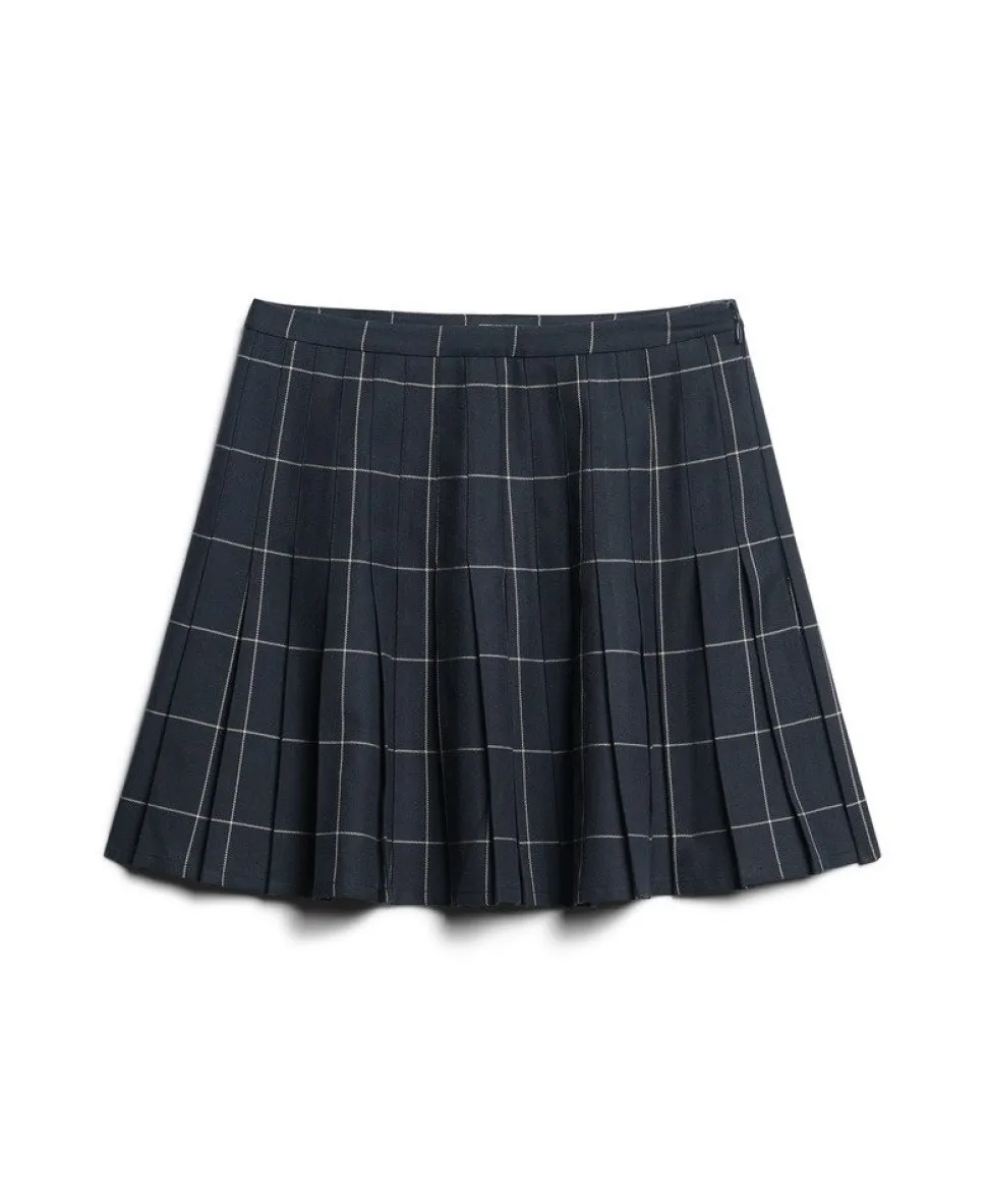 Vintage Pleated Mini Skirt