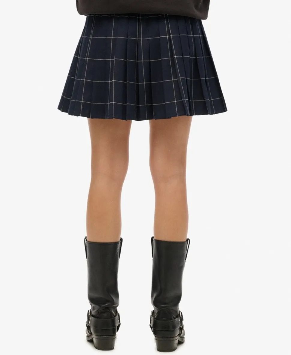 Vintage Pleated Mini Skirt