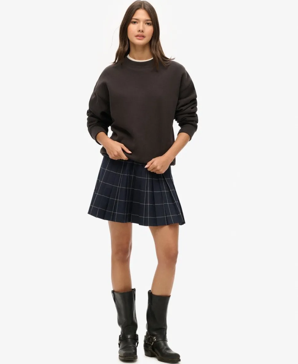 Vintage Pleated Mini Skirt
