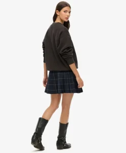 Vintage Pleated Mini Skirt