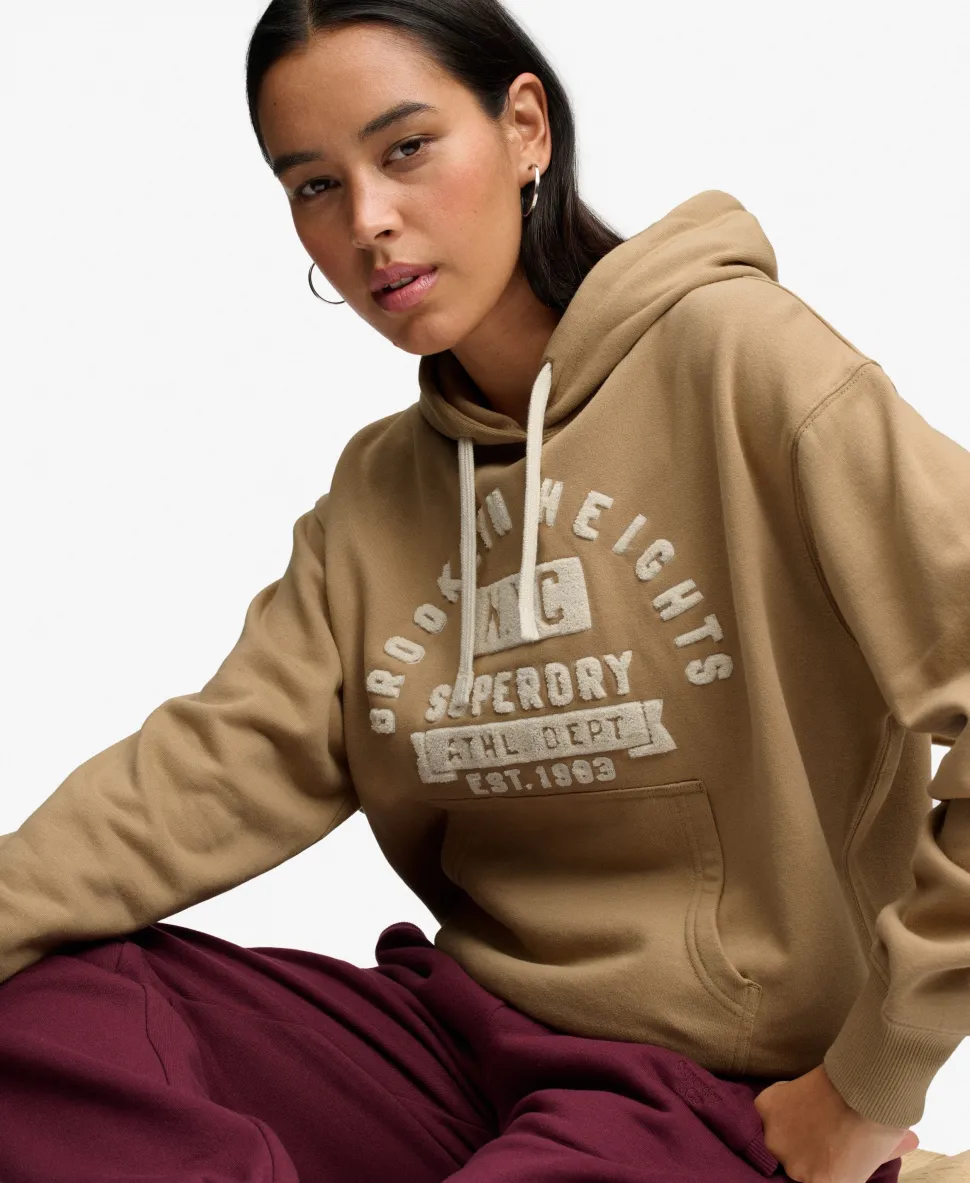 Vintage Prep Chenille Hoodie