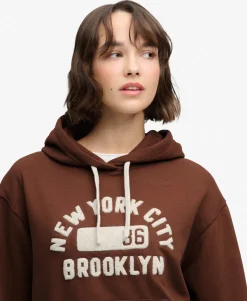 Vintage Prep Chenille Hoodie