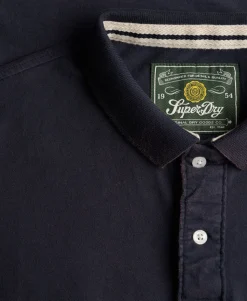 Vintage Stripe Jersey Polo Shirt