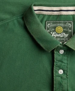 Vintage Stripe Jersey Polo Shirt