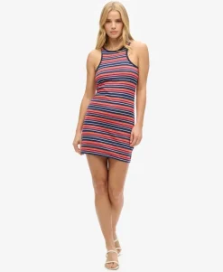 Vintage Stripe Racer Dress