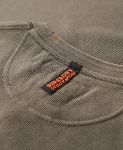 Vintage Textured Henley Top