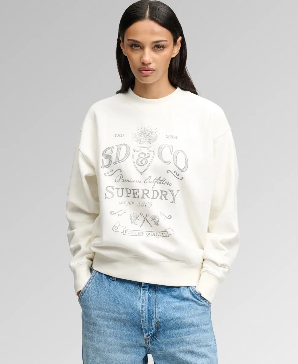 Vintage Workwear Crew Neck Sweatshirt
