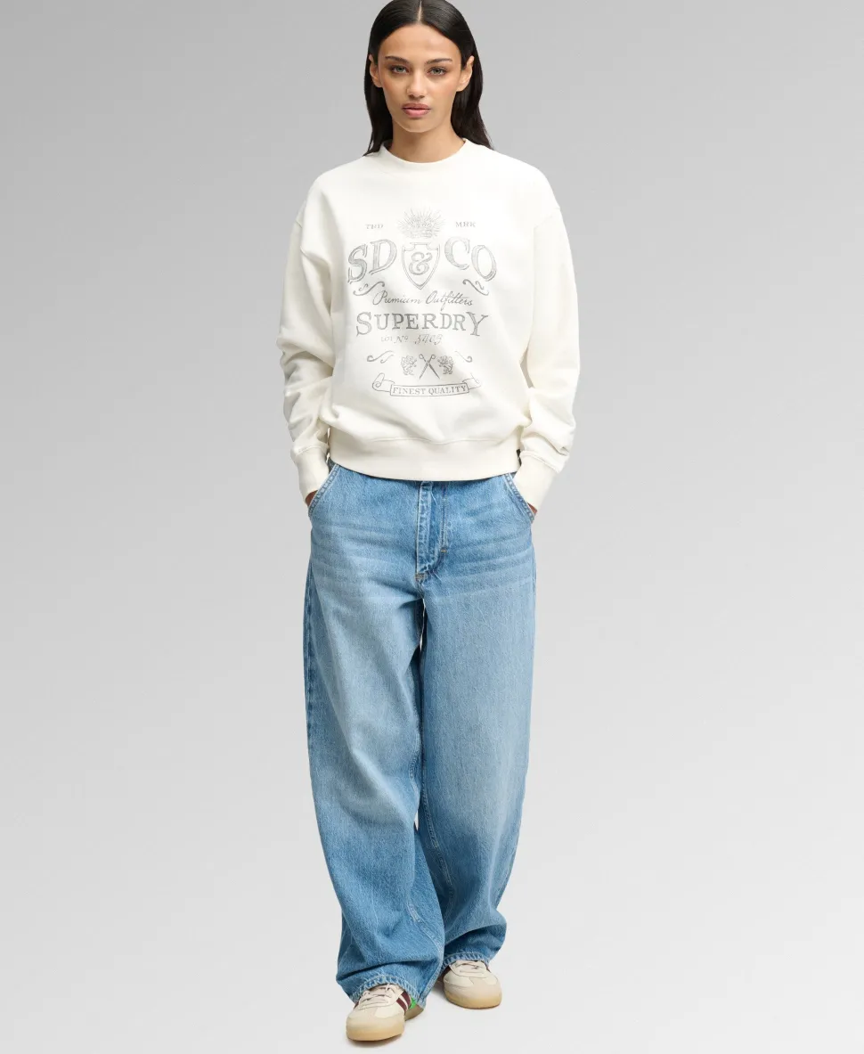 Vintage Workwear Crew Neck Sweatshirt