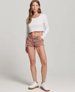 Washed Hot Shorts
