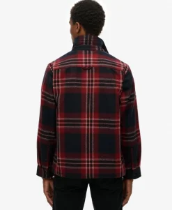 Wool Blend Miller Zip Overshirt
