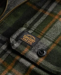 Wool Blend Miller Zip Overshirt