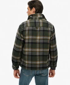Wool Blend Miller Zip Overshirt