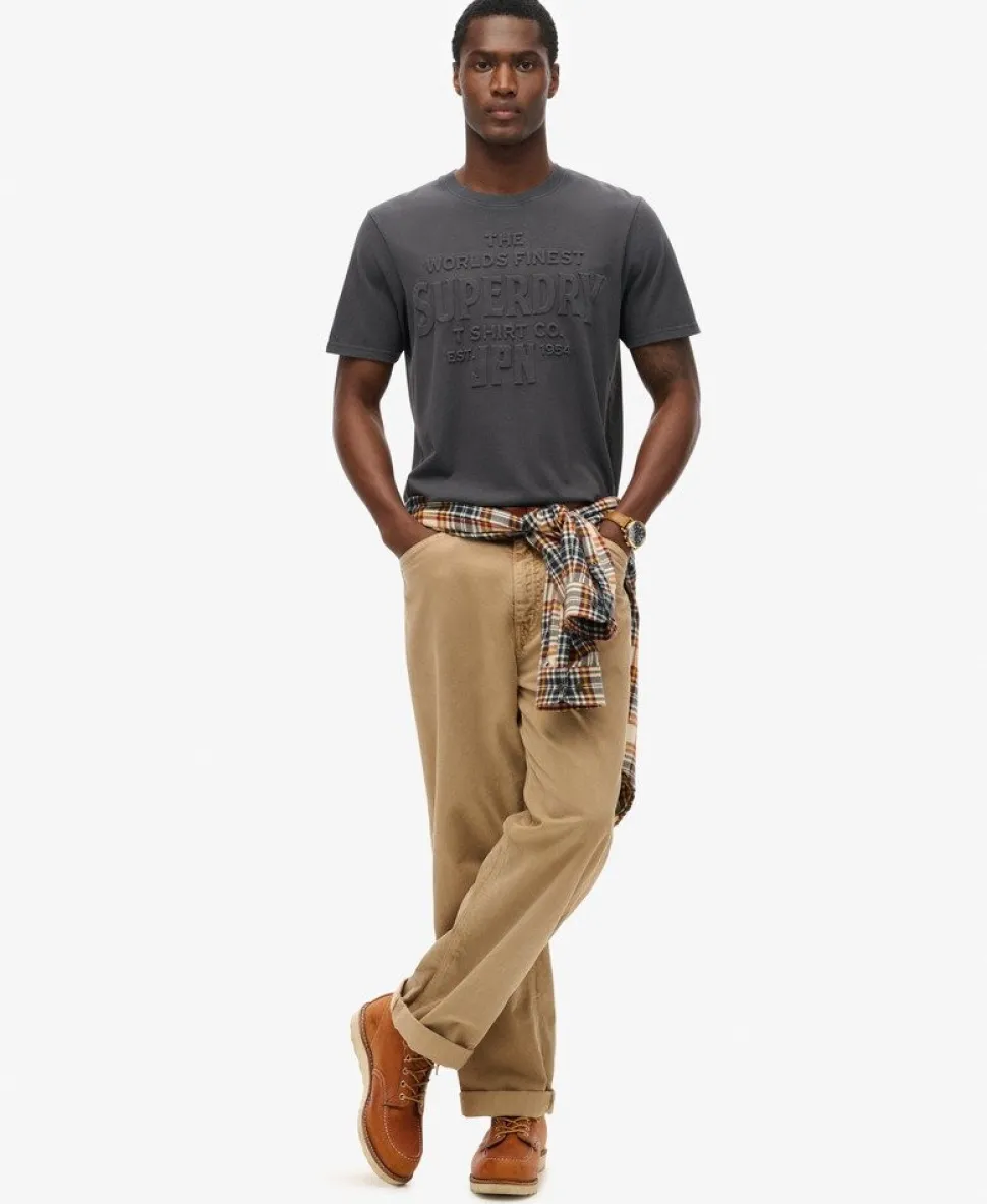 Workwear Embossed Relaxed T-Shirt