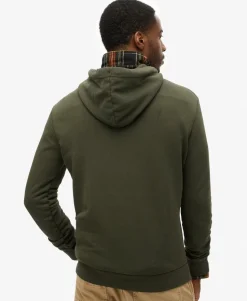 Workwear Flock Chest Graphic Hoodie