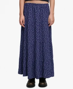 Woven Tiered Maxi Skirt