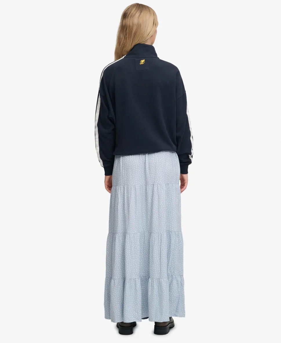 Woven Tiered Maxi Skirt