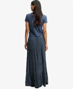 Woven Tiered Maxi Skirt