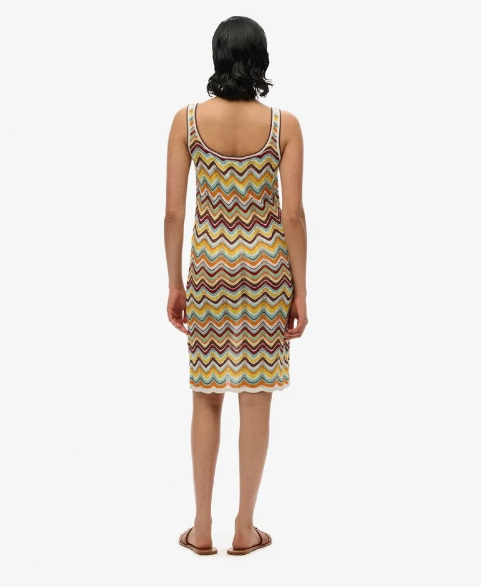 Zig Zag Knit Mini Dress