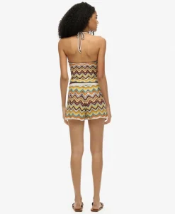 Zigzag Knit Shorts